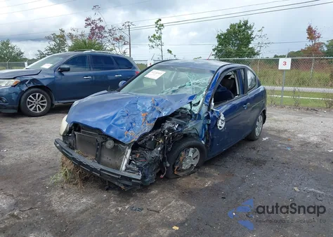 2007 Hyundai Accent Gs из США, поврежденный, VIN KMHCM36C57U001518